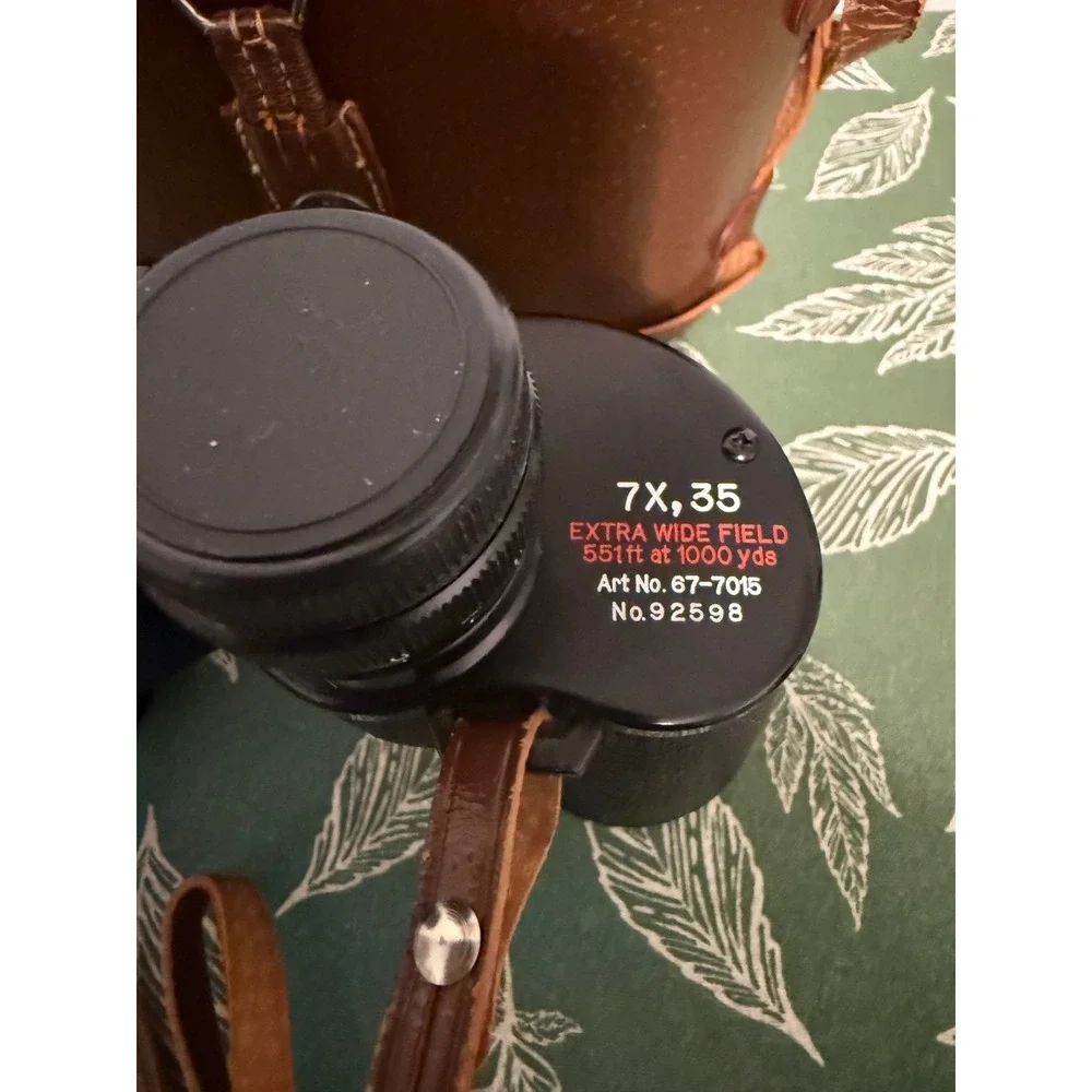 Montgomery Ward‎ 7x35 Extra Wide Field Binoculars 67-7015 Japan with Case